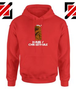 Hairy Christmas Jacket Red Hoodie