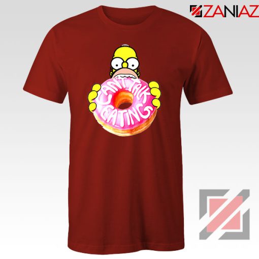 Homer Jay Simpson Donut Vintage Red Tshirt