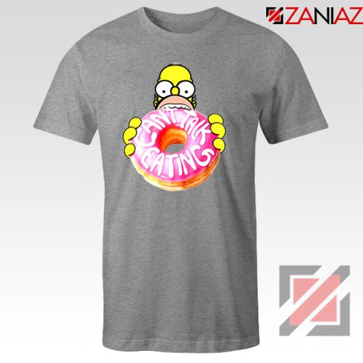 Homer Jay Simpson Donut Vintage Sport Grey Tshirt