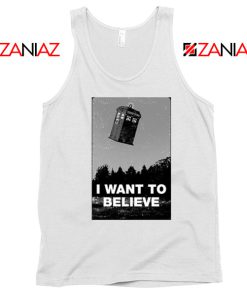 I Want To Believe Doctor Who Best White Tank Top