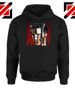 King Of Rock Elvis Presley Black Hoodie