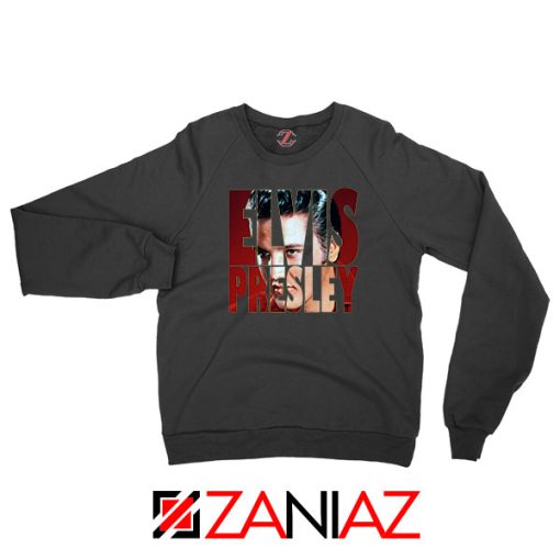 King Of Rock Elvis Presley Black Sweatshirt