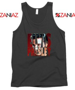 King Of Rock Elvis Presley Black Tank Top