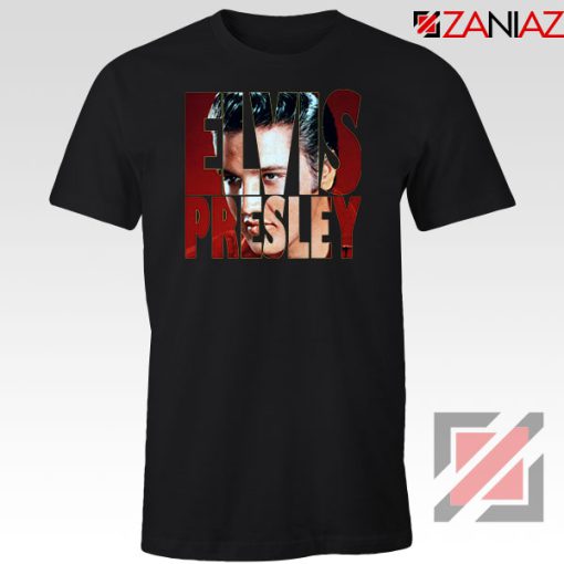 King Of Rock Elvis Presley Black Tshirt