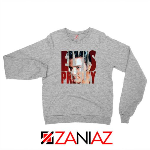 King Of Rock Elvis Presley Grey Sweatshirt