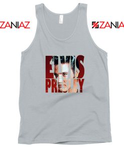 King Of Rock Elvis Presley Grey Tank Top