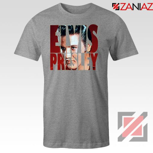 King Of Rock Elvis Presley Grey Tshirt