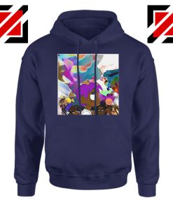 Lil Uzi Vert Lp Cover Best Graphic Navy Blue Hoodie