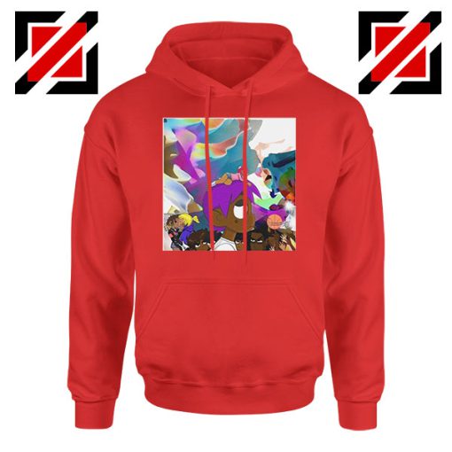 Lil Uzi Vert Lp Cover Best Graphic Red Hoodie