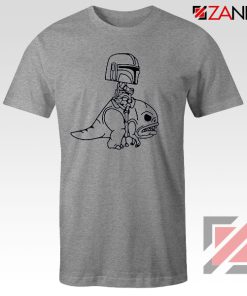 Mandalorian Blurrg Rider Sport Grey Tshirt