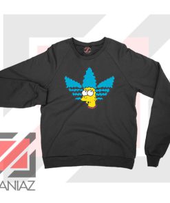 Marge Simpson Adidas Sitcom Black Sweatshirt