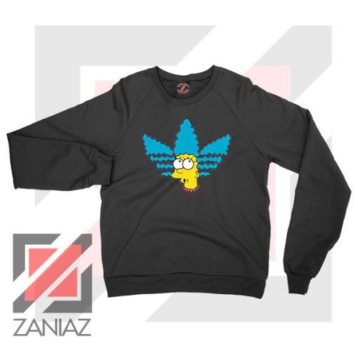 Marge Simpson Adidas Sitcom Black Sweatshirt