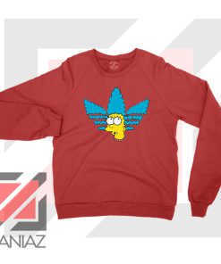 Marge Simpson Adidas Sitcom Red Sweatshirt