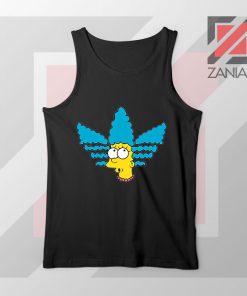 Marge Simpson Sitcom Adidas Black Tank Top