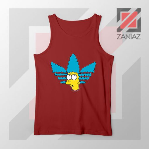 Marge Simpson Sitcom Adidas Red Tank Top