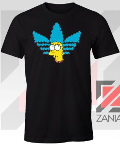 Marge Simpson Sitcom Graphic Black Tshirt