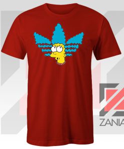 Marge Simpson Sitcom Graphic Red Tshirt