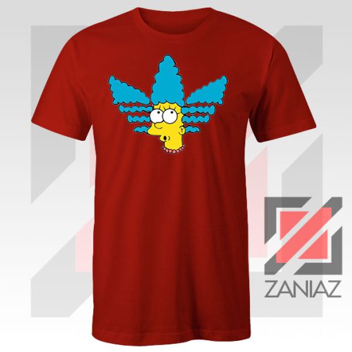 Marge Simpson Sitcom Graphic Red Tshirt