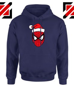 Marvel Spiderman Christmas Navy Blue Hoodie