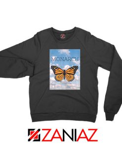 Monarch Butterfly Graphic Animal Sweatshirt