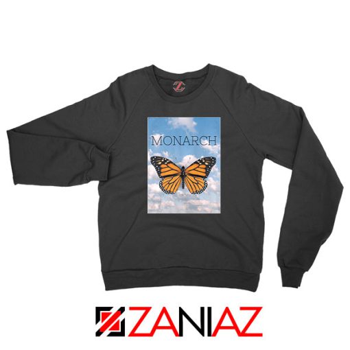 Monarch Butterfly Graphic Animal Sweatshirt