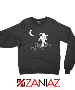 Moon and Astronaut Playing Sweatshirt