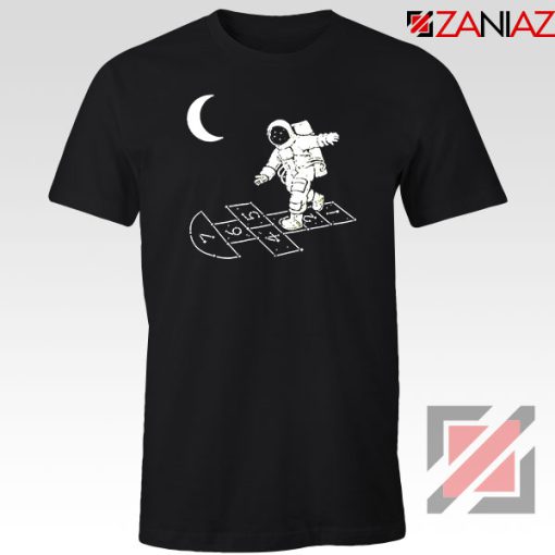 Moon and Astronaut Playing Tshirt