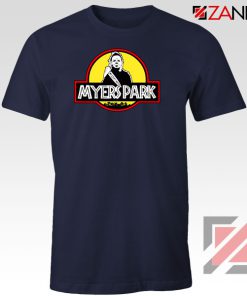 Myers Park Halloween Jurassic Park Navy Blue Tshirt