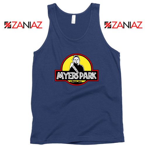 Myers Park Halloween Navy Blue Tank Top