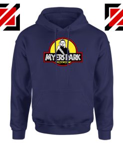 Myers Park Jurassic Logo Halloween Navy Blue Hoodie