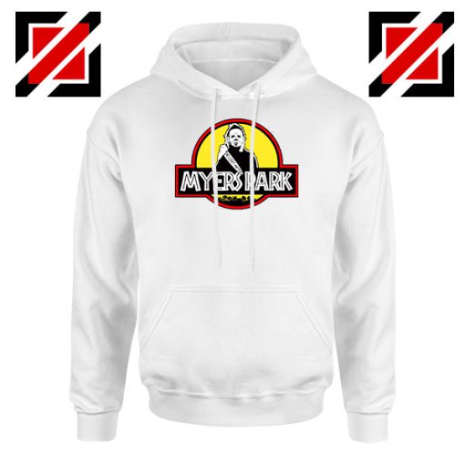 Myers Park Jurassic Logo Halloween White Hoodie