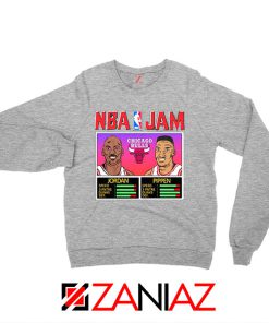 NBA Player Basketball Duo Jam Grey Sweatshirt