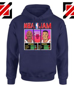 NBA Player Basketball Duo Jam Navy Blue Hoodie