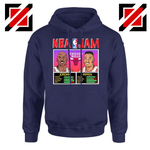 NBA Player Basketball Duo Jam Navy Blue Hoodie