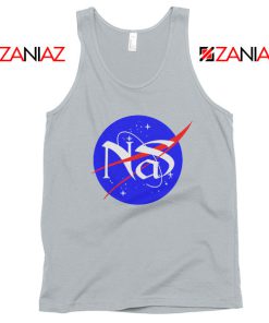 Nas Escobar Queens Rapper NASA Grey Tank Top