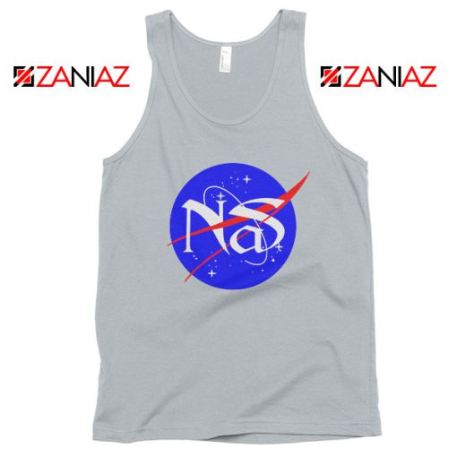 Nas Escobar Queens Rapper NASA Grey Tank Top