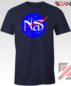 Nas Queens NASA Rapper Navy Blue Tshirt