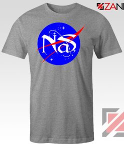 Nas Queens NASA Rapper Sport Grey Tshirt