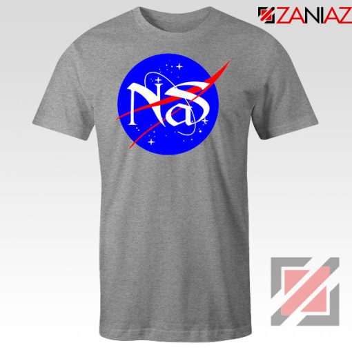 Nas Queens NASA Rapper Sport Grey Tshirt