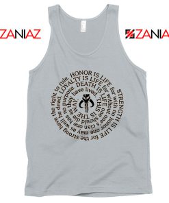 Neo Crusaders Symbol Best Quote Grey Tank Top