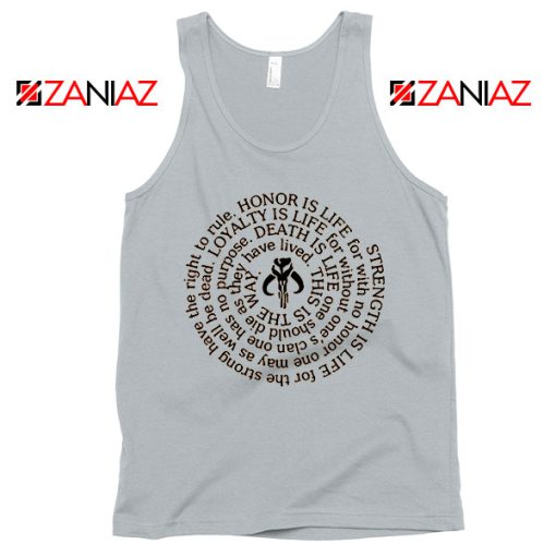 Neo Crusaders Symbol Best Quote Grey Tank Top