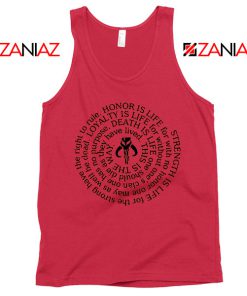 Neo Crusaders Symbol Best Quote Red Tank Top