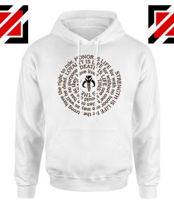 Neo Crusaders Symbol Quote Graphic Hoodie