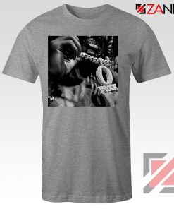 O Block Cover Rip King Von OTF Grey Tee