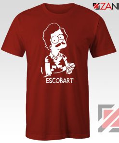 Pablo Escobart Simpson Cheap Red Tshirt