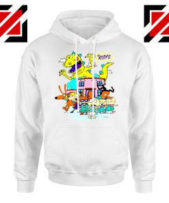 Rugrats Kids Run From Reptar Hoodie