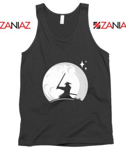 Samurai Silhouette Moon Best Tank Top