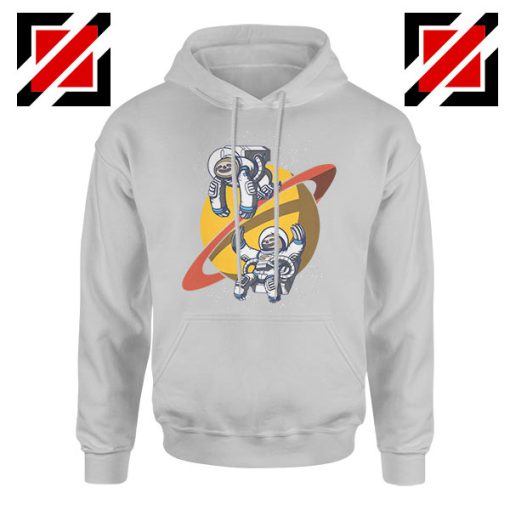 Sloth Lazy Astronauts GraphicSport Grey Hoodie