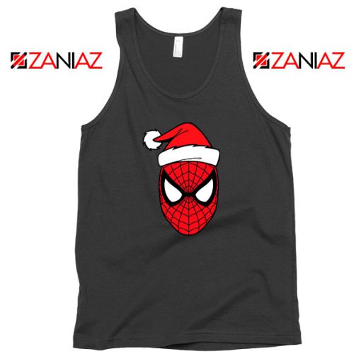 Spiderman Christmas Holiday Black Tank Top