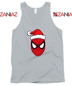 Spiderman Christmas Holiday Grey Tank Top